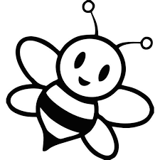 You could also print the picture by clicking the print button above the image. Chibi Bumble Bee Coloring Pages Bee Coloring Pages Bee Printables Bee Stencil