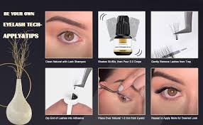 Can you apply your own eyelash extensions. Amazon Com Home Pro Diy Lash Extension Kit For Home Use Lankiz Luxury Eyelash Extensions System For Self Application Pack Of Individual Lashes Sensitive Eyelash Extension Glue Lash Tweezer Lash