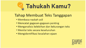 Struktur Dan Contoh Teks Tanggapan Berisi Kritik Dan Pujian Bahasa Indonesia Kelas 9