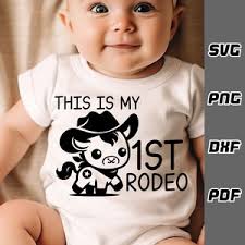 My First Rodeo Svg, First Birthday Svg, Cowboy Svg, Cowgirl Svg, Kids Shirt  Svg, Birthday Shirt Svg, Western Svg, Rodeo Svg