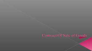 Switch the cogs account with a goods in transit account, the goods issue entry will change to below. Contract Of Sale Of Goods Abdullah Karim
