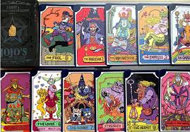 We did not find results for: Japanese Anime Jojo S Bizarre Adventure Tarot Card Kujou Jotarou 31 Cards 22 Major Arcana Egypt 9 Glory Gods Gift Official Wish
