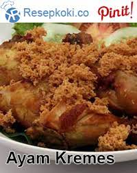Resep Ayam Kremes Sederhana Resep Ayam Memasak Resep