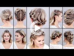 Textured curly updo for short hair. 10 Super Easy Faux Braided Short Hairstyles Topsy Tail Edition Short Hair Styles Easy Topsy Tail Hairstyles Short Hair Tutorial