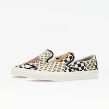 Low price guarantee + free shipping with $60 purchase. Men S Shoes Vans Classic Slip On Tiger Patchwork Black True White Footshop