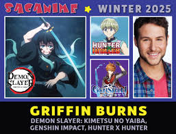 SacAnime Winter will be hosting Griffin Burns!⠀ ⠀ @mygriffinburns is a  professional voice actor