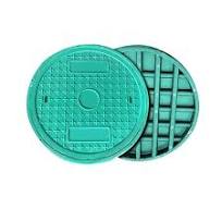 A15 Loading Capacity SMC Polymer Resin Composite Round Drainage Manhole Cover