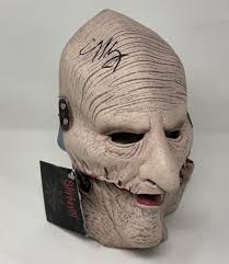Corey Taylor Signed Autographed Slipknot Mask Gray Chapter Beckett  Witnessed COA