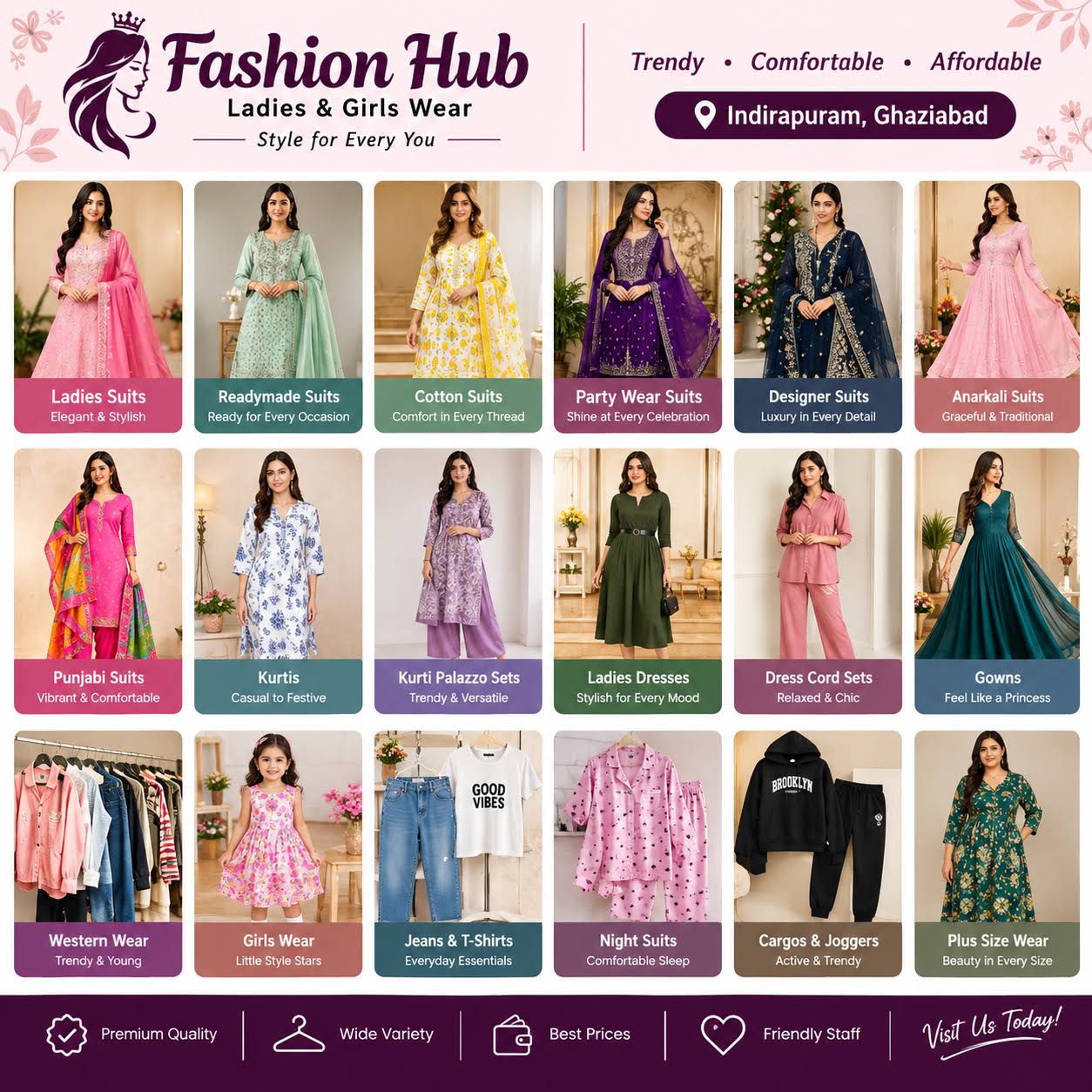 **Ladies & Girls Wear Collection – Fashion Hub** product image