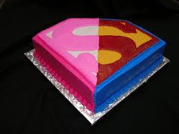 Joint Birthday Cake For Mother And Daughter Little Girl Wanted A Super Girl Party But Wanted The Boys To Have Superman Mom Asked For Thi Twin Birthday Cakes Twin Birthday Parties Joint Birthday Parties