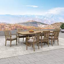 Amazon.com has been visited by 1m+ users in the past month Trestle 9 Piece Teak Dining Set Costco