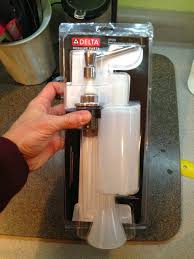 sink mounted soap dispenser