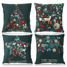Howaf Grun Elegante Weihnachten Dekorativ Kissenbezug Zierkissenbezuge Pfirsichhaut Samt Weihnachten In 2020 Dekorative Kissenbezuge Kissenbezug Elegantes Weihnachten