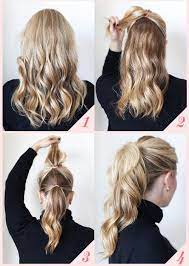The Easiest Hairstyles Ever For Busy Mornings Penteados Penteados Faceis Cabelo