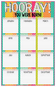 Classroom Birthday Chart Template 3 Happy Birthday World