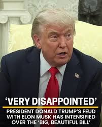 The public feud between President Trump and Elon Musk is reaching new  levels this afternoon. Related stories will be posted in the comments.