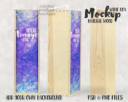 Say hello to a photo realistic wood box mockup. Free Dye Sublimation Natural Wood Wine Box Mockup Template Psd Mockup Design High Quality Image Psd Mockup Frame Download
