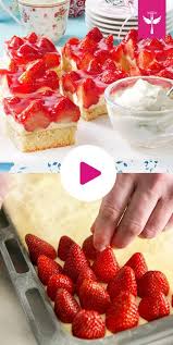 Erdbeerkuchen Vom Blech Das Klassische Rezept Mit Pudding Lecker Erdbeerkuchen Erdbeer Kuchen Erdbeerkuchen Rezept
