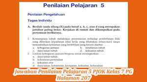 Saya mengabdi sebagai tenaga sukarela di yayasan ini sejak tahun 1999 b. Jawaban Penilaian Pelajaran 5 Pjok Kelas 7 Pg Halaman 207 Youtube