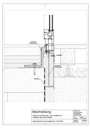 E 02 0002 Unterer Anschluss Einer 1 Flg Fenstertur Zur Terrasse Nach Innen Offnend Arhitektura Chertezhi Stroitelstvo