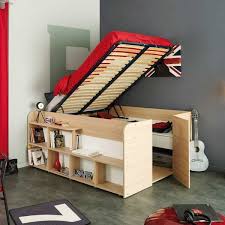 Student Bed Hedda In White Oak With Storage 140x200 Cm Hedda Storage Student White Platzsparende Mobel Bett Mit Stauraum Bett Jugendzimmer