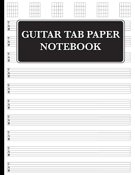Guitar Tab Paper Notebook Guitar Tablature Book Staff Paper Notebook 100 Pages Music Sardine Designs 9781092866200 Amazon Com Books