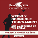 The Grille at Bear Creek — Wing Night and Corn Hole