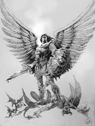El arcángel era custodio de córdoba desde que un siglo antes, como cuenta la leyenda, otra epidemia acabó poco después de que san rafael se apareciera al padre roelas the altar in the convent convento franciscano de san gabriel arcángel in cholula, mexico. Archangel Michael Victorious Archangel Michael Tattoo Archangel Tattoo St Michael Tattoo