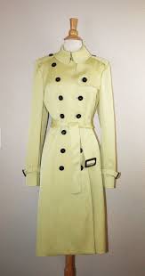 Larry levine larry levine women's single breasted notch collar wool coat, charcoal, 12 amazon $101.79. Burberry Prorsum Trench Coat It46 12 Yellow Sateen Satin Wool Blend Italy Jacket Trenchcoat Mantel Jacken
