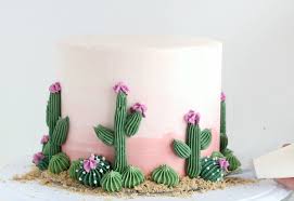 In this tutorial we learn how to make a super cute cactus cake with a flower crown. Cactus Cake The Cake Blog
