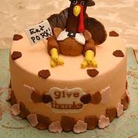 This is my thanksgiving turkey cake. Thanksgiving Turkey Cake Cake By Chrissy Rogers Cakesdecor