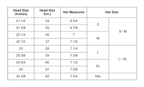 70 Problem Solving Large Hat Size Chart