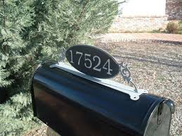 Mailbox decal address mailbox decal personalized mailbox | etsy. Mailbox Topper 1 On Etsy 59 00 Mailbox Numbers Metal Art Mailbox