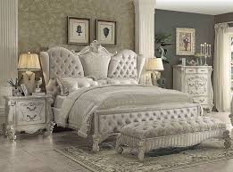 Kodie Victorian Style Bedroom Furniture Upholstered Bedroom Set King Bedroom Sets Bedroom Sets Queen