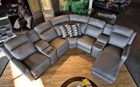 Mitchell modern premium top grain italian leather sectional sofa. Reclining Leather Sectionals Be Seated Leather Furniture