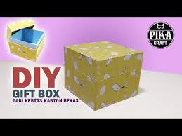 Anda nggak butuh waktu lama, juga caranya pun bisa diterapkan di semua versi photoshop. Diy Cara Membuat Kotak Gift Box Cantik Menggunakan Kertas Karton Bekas Kotak Hadiah Kertas Kotak
