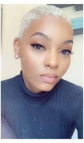 Black Girl Magic Dark Blonde Hair On Black Women Darkblondehaironblackwomen Short Platinum Blonde Hair Blonde Hair Black Girls Blonde Natural Hair