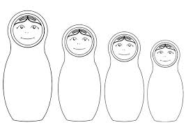 Coloring Page Matryoshka Dolls Img 19776 Matryoshka Doll Cultural Crafts Coloring Pages