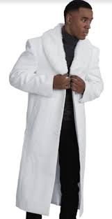 Mens White Trench Coat - Mens White Overcoat - White Topcoat For Men |  Alberto Nardoni