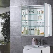 Maybe you would like to learn more about one of these? 24 X 30 Semi Recessed Wall Mounted Bathroom Aluminum Led Illuminated Medicine Cabinet China Bathroom Cabinet Bathroom Mirror Made In China Com