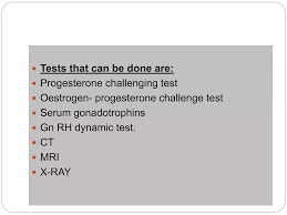 Image result for Progesterone Challenge Test