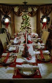 Christmas Dinner Table Placemats Were Gift Bags From The Dollar Store That Wer Christmas Dinner Table Settings Christmas Dinner Table Christmas Table Settings