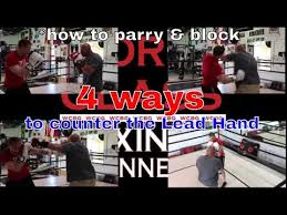Boxing Lesson 4 Ways To Counter The Lead Hand Using A Parry Or Block Youtube Boxing Lessons Boxing Drills Lesson
