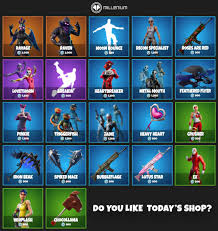 Share your opinion on this shop by voting on it at the bottom of this page. What Is In The Fortnite Item Shop Today Pinkie Debuts On February 13 Millenium