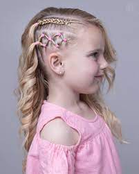 Be sure to look at pictures for ideas, like this one below that reminds us. Another Five Strand Dutch Braid With Elastic Accent And Some Soft Curls For Leannes 3littleg Kids Braided Hairstyles Kids Hairstyles Pretty Braided Hairstyles