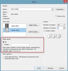 Control How Messages Are Printed