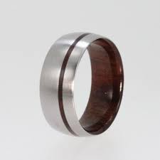 Perfect Wedding Ring For My Love Wood Inlay Wedding Rings Made Right In Minnesota Wooden Wedding Ring Titanium Wedding Band Mens Titanium Wedding Band