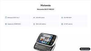 Motorola DEXT MB220 Image Gallery ...