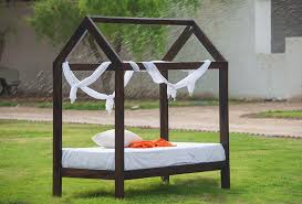 Buy kids chairs and study chairs online at best prices in india. Buy Solid Wood Charlie Kids Canopy Hut Poster Bed Online In India New Bed Designs Collection Saraf Furniture