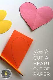 For instance, ever notice how the last page of. How To Cut A Heart Out Of Paper Tinkerlab